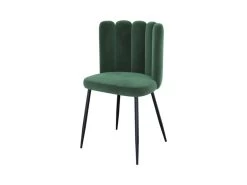 Chaise Rosy En Velours Vert (lot De 2) 14 Chaise Rosy En Velours Vert (lot De 2) -Magasin de meubles de restaurant chaise 19471671