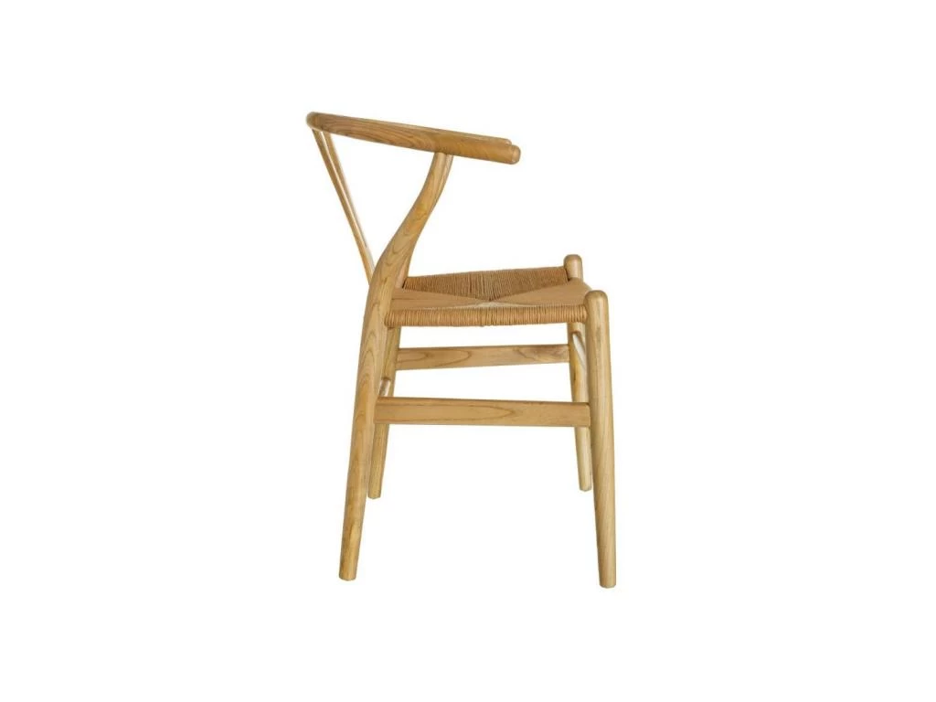 Duo De Chaises Bois Naturel Avec Assise Paillage - BRETT 7 Duo De Chaises Bois Naturel Avec Assise Paillage - BRETT – Image 5