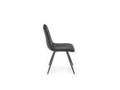 Chaise Design En Tissu Velours 46 X 58 X 83 Cm - Noir 15 Chaise Design En Tissu Velours 46 X 58 X 83 Cm - Noir -Magasin de meubles de restaurant chaise 19816709