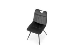 Chaise Design En Tissu Velours 46 X 58 X 83 Cm - Noir 18 Chaise Design En Tissu Velours 46 X 58 X 83 Cm - Noir -Magasin de meubles de restaurant chaise 19816715