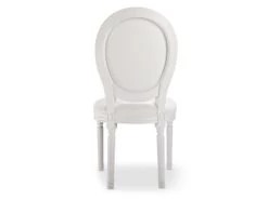 Lot De 2 Chaises Médaillon Louis XVI Simili (P.U) Blanc 10 Lot De 2 Chaises Médaillon Louis XVI Simili (P.U) Blanc -Magasin de meubles de restaurant chaise 20010241