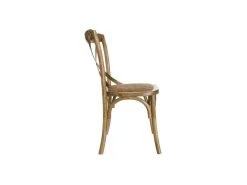 Duo De Chaises Bois Marron Clair - BRETT -Magasin de meubles de restaurant chaise 20021379