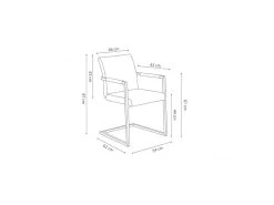 Chaise 'Brigotte' Velours Rose 9 Chaise 'Brigotte' Velours Rose -Magasin de meubles de restaurant chaise 20088945