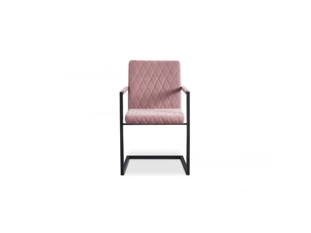Chaise 'Brigotte' Velours Rose 6 Chaise 'Brigotte' Velours Rose – Image 4