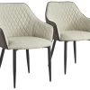 Lot De 2 Chaises/Fauteuils Louisa Beige Et Marron 1 Lot De 2 Chaises/Fauteuils Louisa Beige Et Marron -Magasin de meubles de restaurant chaise 21146811