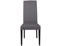 Lot De 6 Chaises TACOMA - Simili Gris & Pieds Noirs 14 Lot De 6 Chaises TACOMA - Simili Gris & Pieds Noirs -Magasin de meubles de restaurant chaise 212167