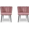 Chaise De Salle À Manger X2 Belair - Couleurs - Rose -Magasin de meubles de restaurant chaise 21242475