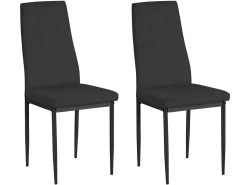 Chaise Kelly 2pk Noir -Magasin de meubles de restaurant chaise 21686239