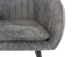 Lot De 2 Chaises De Salle à Manger Rembourrées En Micro. Gris Clair 14 Lot De 2 Chaises De Salle à Manger Rembourrées En Micro. Gris Clair -Magasin de meubles de restaurant chaise 21686715