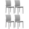 Chaise De Salle à Manger Pavia 4pk Gris 1 Chaise De Salle à Manger Pavia 4pk Gris -Magasin de meubles de restaurant chaise 21686949