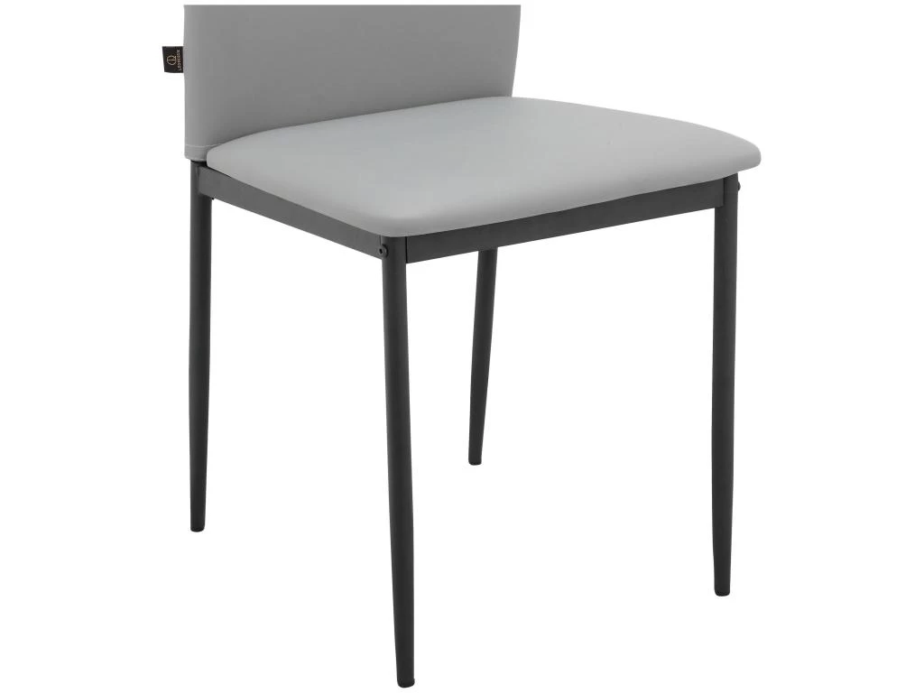 Chaise De Salle à Manger Pavia 4pk Gris 8 Chaise De Salle à Manger Pavia 4pk Gris – Image 6