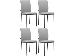 Chaise De Salle à Manger Pavia 4pk Gris 20 Chaise De Salle à Manger Pavia 4pk Gris -Magasin de meubles de restaurant chaise 21686965