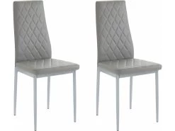Chaise Brooke 2pcs. Gris -Magasin de meubles de restaurant chaise 21687039