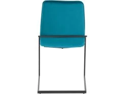 Lot De 2 Chaises De Salle à Manger Rembourrées En Velours Pétrole -Magasin de meubles de restaurant chaise 21693251