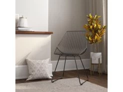 Chaise De Salle à Manger En Métal Noir -Magasin de meubles de restaurant chaise 21697073