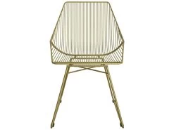 Chaise De Salle à Manger En Métal Doré -Magasin de meubles de restaurant chaise 21697295