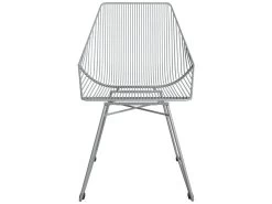 Chaise De Salle à Manger En Métal Gris -Magasin de meubles de restaurant chaise 21697621