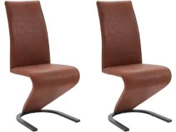 Chaise Ziri 2pk Marron -Magasin de meubles de restaurant chaise 21735833