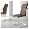 Duo De Chaises Similicuir Marron - LUMBA 1 Duo De Chaises Similicuir Marron - LUMBA -Magasin de meubles de restaurant chaise 22117097