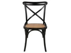 Chaise En Bois Noire Villa Florence - Bistrot