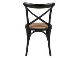 Chaise En Bois Noire Villa Florence - Bistrot -Magasin de meubles de restaurant chaise 22134879