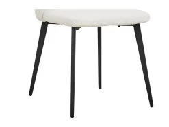 Chaise TOLO Tissus Bouclé Blanc, Dimension H80 X L51 X P55, Idéal Pour Votre Cuisine Ou Salle à Manger -Magasin de meubles de restaurant chaise 22188765