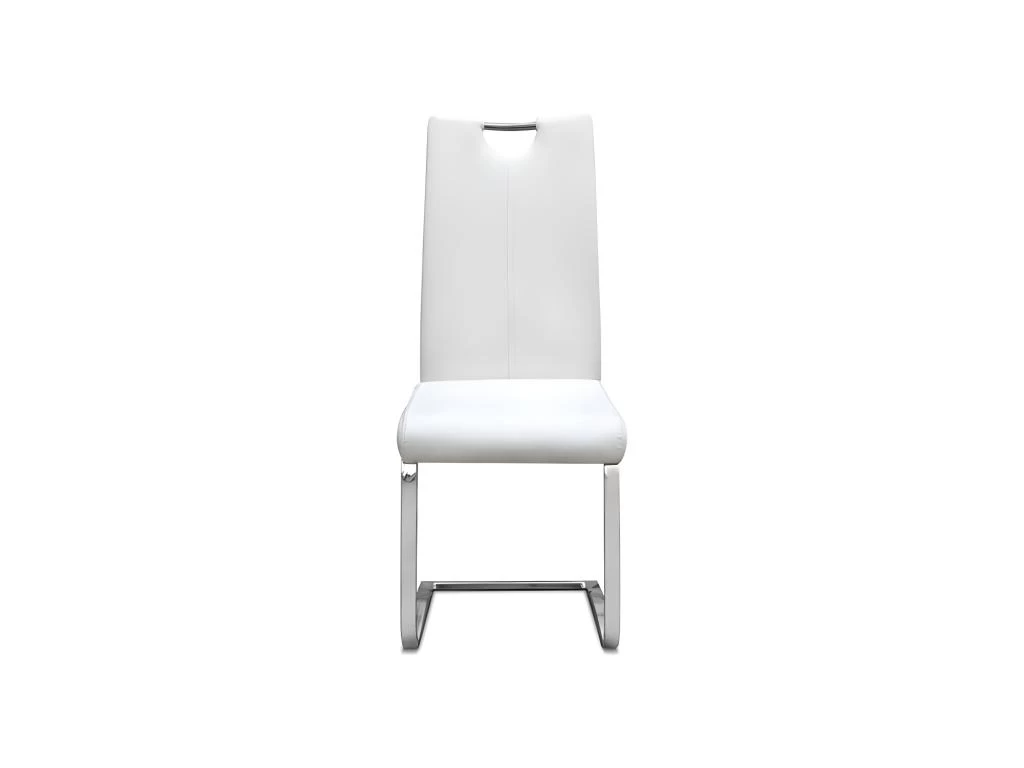 Chaise SOFI PU Blanc, Dimension H99 X L43 X P57 Cm, Idéal Pour Votre Cuisine Ou Salle à Manger 6 Chaise SOFI PU Blanc, Dimension H99 X L43 X P57 Cm, Idéal Pour Votre Cuisine Ou Salle à Manger – Image 4
