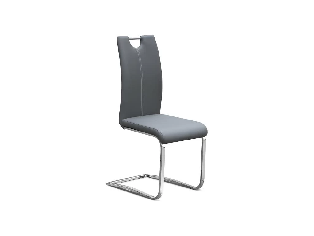 Chaise SOFI PU Gris, Dimension H99 X L43 X P57 Cm, Idéal Pour Votre Cuisine Ou Salle à Manger 3 Chaise SOFI PU Gris, Dimension H99 X L43 X P57 Cm, Idéal Pour Votre Cuisine Ou Salle à Manger