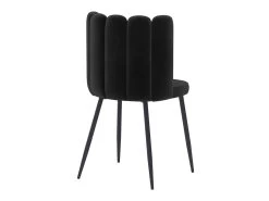 Chaise Rosy En Velours Noir (lot De 2) -Magasin de meubles de restaurant chaise 22352383