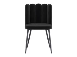 Chaise Rosy En Velours Noir (lot De 2) -Magasin de meubles de restaurant chaise 22352387