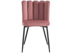 Chaise Rosy En Velours Vieux Rose (lot De 2) -Magasin de meubles de restaurant chaise 22352437