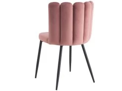 Chaise Rosy En Velours Vieux Rose (lot De 2) -Magasin de meubles de restaurant chaise 22352439