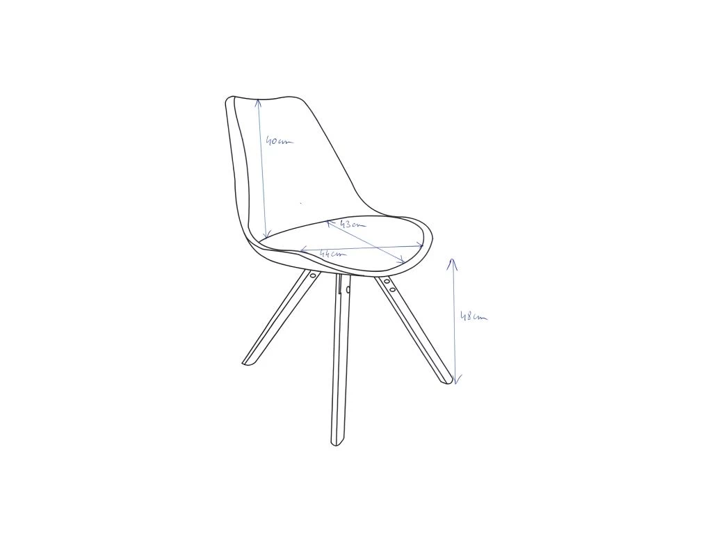 Chaise SEVENTY PU Rouge, Dimension H86 X L49 X P51 Cm, Idéal Pour Votre Cuisine Ou Salle à Manger 4 Chaise SEVENTY PU Rouge, Dimension H86 X L49 X P51 Cm, Idéal Pour Votre Cuisine Ou Salle à Manger – Image 2