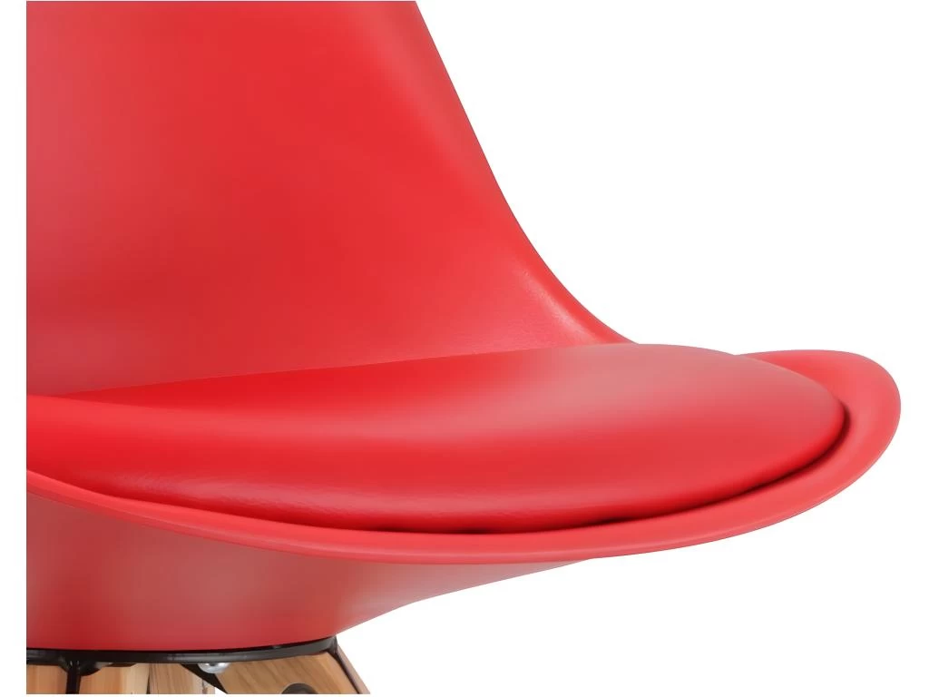 Chaise SEVENTY PU Rouge, Dimension H86 X L49 X P51 Cm, Idéal Pour Votre Cuisine Ou Salle à Manger 6 Chaise SEVENTY PU Rouge, Dimension H86 X L49 X P51 Cm, Idéal Pour Votre Cuisine Ou Salle à Manger – Image 4