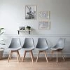 Lot De 4 Chaises Scandinaves NORA Grises Avec Coussin - HAPPY GARDEN 1 Lot De 4 Chaises Scandinaves NORA Grises Avec Coussin - HAPPY GARDEN -Magasin de meubles de restaurant chaise 22366487