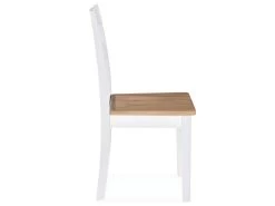 Chaises à Manger Lot De 6 Blanc Bois D'hévéa -Magasin de meubles de restaurant chaise 22556997