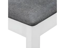 Chaises à Manger Avec Coussins Lot De 6 Blanc Bois Solide -Magasin de meubles de restaurant chaise 22558547