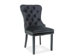 Chaise De Salle à Manger Design 51 X 46 X 98 Cm - Noir