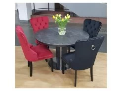 Chaise De Salle à Manger Design 51 X 46 X 98 Cm - Noir -Magasin de meubles de restaurant chaise 22742053