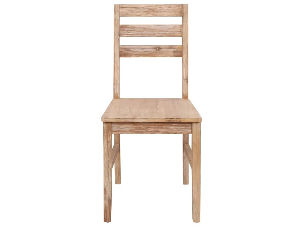 Lot De 2 Chaises De Salle à Manger Cuisine Design Classique Bois D'acacia Massif CDS020274 5 Lot De 2 Chaises De Salle à Manger Cuisine Design Classique Bois D'acacia Massif CDS020274 – Image 3