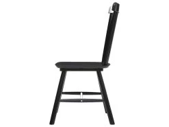 Chaise De Table Noire En Bois D'Hévéa H 87 Cm 8 Chaise De Table Noire En Bois D'Hévéa H 87 Cm -Magasin de meubles de restaurant chaise 22758423