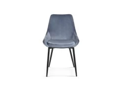 Chaise MICRA Velours Bleu, Dimensions: H86 X L49 X P61 Cm, Idéal Pour Un Salon De Prestige 11 Chaise MICRA Velours Bleu, Dimensions: H86 X L49 X P61 Cm, Idéal Pour Un Salon De Prestige -Magasin de meubles de restaurant chaise 22804181