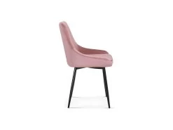 Chaise MICRA Velours Rose, Dimensions: H86 X L49 X P61 Cm, Idéal Pour Un Salon De Prestige -Magasin de meubles de restaurant chaise 22804191