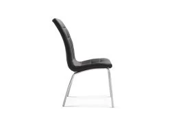 Chaise MERIL PU Noir, Dimensions: H96 X L42 X P55 Cm, Idéal Pour Une Salle A Mangé Tape A L'œil -Magasin de meubles de restaurant chaise 22858753