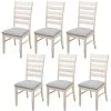 Lot De 6 Chaises De Salle à Manger Cuisine Chaise Tissu Gris Et Bois Massif Clair 04_0000850 2 Lot De 6 Chaises De Salle à Manger Cuisine Chaise Tissu Gris Et Bois Massif Clair 04_0000850 -Magasin de meubles de restaurant chaise 22927141