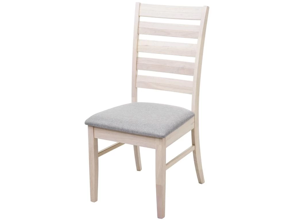 Lot De 6 Chaises De Salle à Manger Cuisine Chaise Tissu Gris Et Bois Massif Clair 04_0000850 4 Lot De 6 Chaises De Salle à Manger Cuisine Chaise Tissu Gris Et Bois Massif Clair 04_0000850 – Image 2
