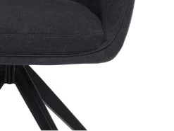 Chaise MUSE - Avec Accoudoirs - Tissu - Anthracite -Magasin de meubles de restaurant chaise 23022167