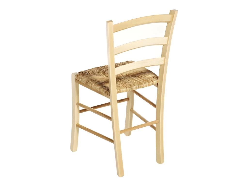 Lot De 6 Chaises PAYSANNE - Hêtre Massif Teinté Naturel, Paille De Riz 8 Lot De 6 Chaises PAYSANNE - Hêtre Massif Teinté Naturel, Paille De Riz – Image 6