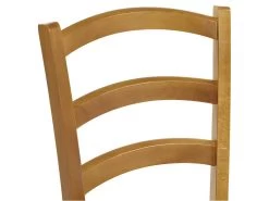 Lot De 6 Chaises PAYSANNE - Hêtre Massif Teinté Chêne, Paille De Riz -Magasin de meubles de restaurant chaise 232163