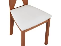 Lot De 6 Chaises SILVIA - Hêtre Massif - Merisier & Blanc 14 Lot De 6 Chaises SILVIA - Hêtre Massif - Merisier & Blanc -Magasin de meubles de restaurant chaise 272677